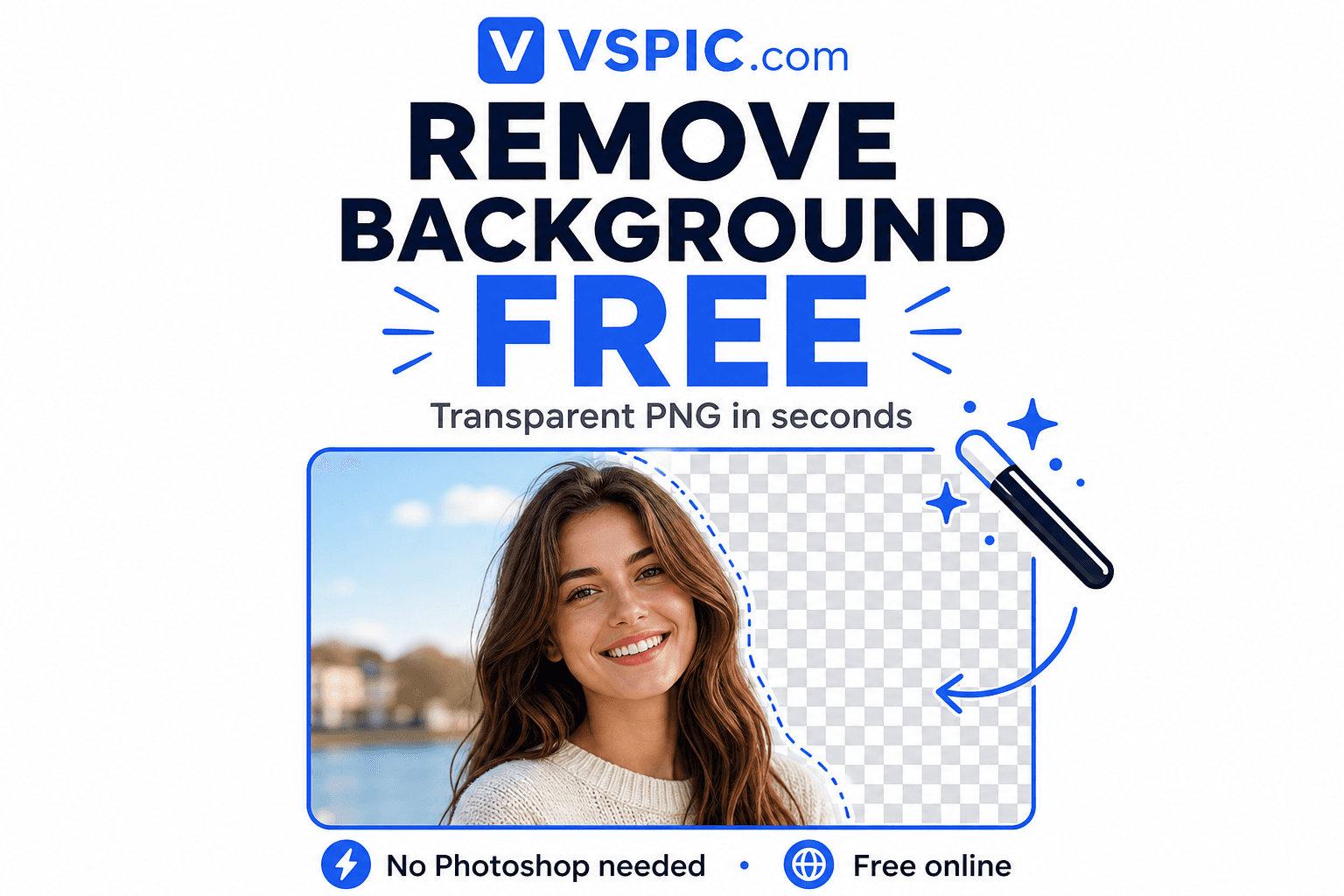 How to remove the background from an image online — illustrated how-to guide on VSPIC